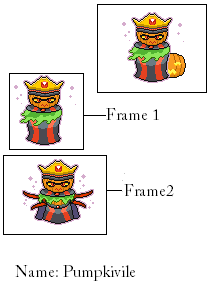 Name: Pumpkivile
Description: A fakemon that I made. Send me a message if you would like to use this.