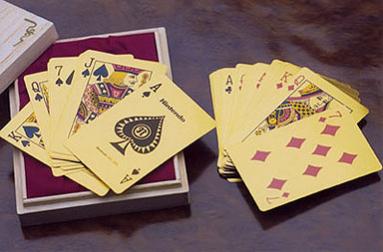 Nintendo playing cards (Hanafuda) from around 1889.