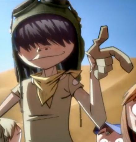 Noodle is a fucking boss! The people who don't listen to the gorillaz really should. Amazing band.