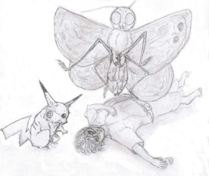 NOT a butterfly eating someone. I've had several people mistake it for that.