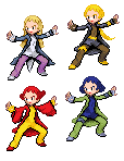 Now I know Maylene is a girl, but these guys are all brothers. They all have their own types, too, but this time you can have fun guessing.