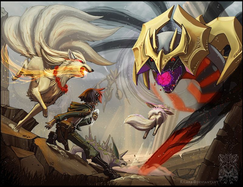 oh god I love the composition and everything in this piece so much. Although are they fighting in the distortion world or not? :s idk