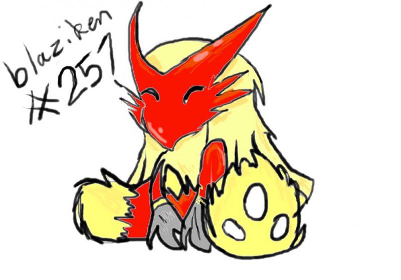 OHCHIBICHIBICHIBICHIBI!!! XD 

...I really wish I had the plushie Blaziken similar to this.  *sigh*