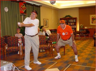 Old people playing wii 10