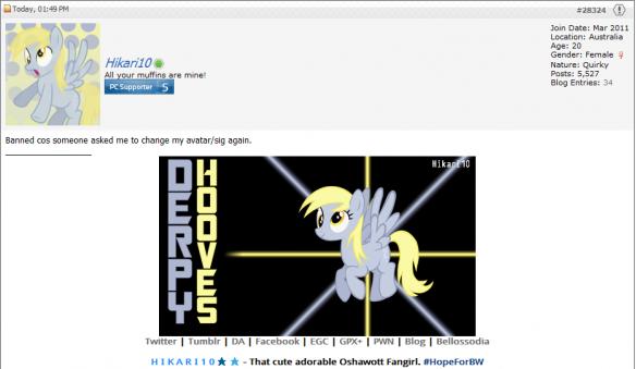 OMG it's Derpy Hooves!

...Yeah, this theme from Hikari really surprised me. You should have seen my face when I reacted to it.