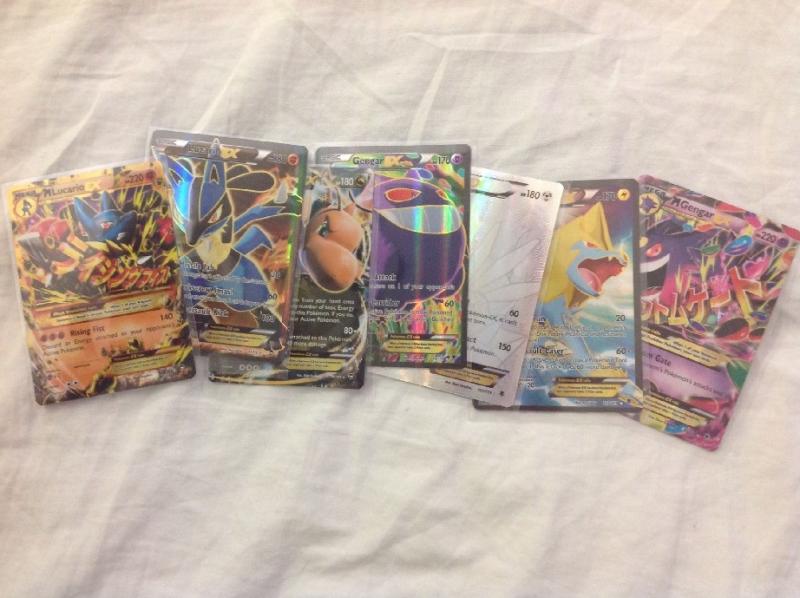 On Nov 14th, 2014 I bought 9 Furious Fists boosters and 4 Phantom Forces boosters from Meijer. In them I pulled Mega Lucario Secret Rare, Full Art Luc