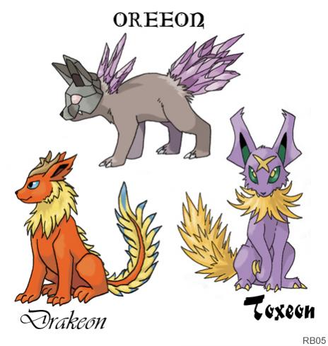 Oreeon, drakeon, toxeon