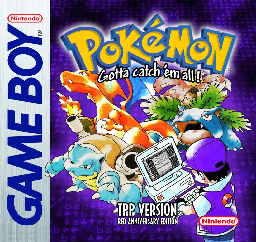 Original front cover of Pokémon TPP Version before the background and PC monitor change.