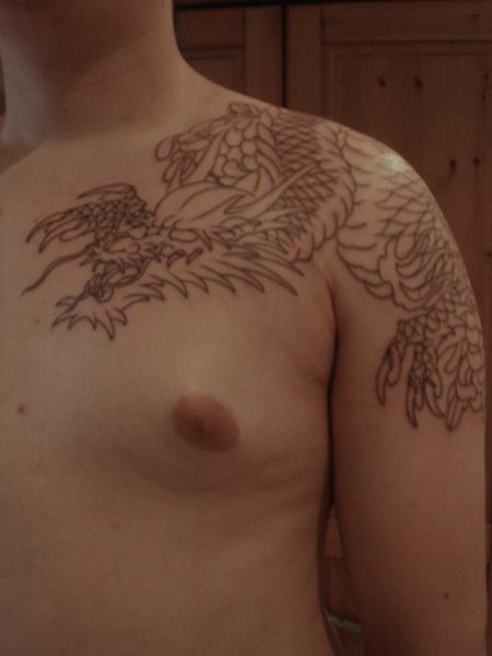 Outline, front.
