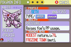 Palkia Pokesho