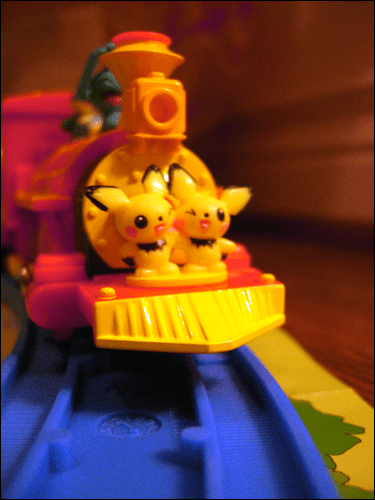 PICHU BROTHERS! ♥ I mostly spent $15 for this one train. Awesome, huh?