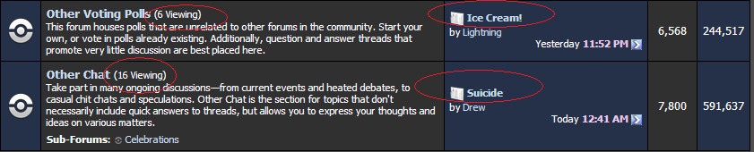 Pick one! Happy or Sad? :) 
Such different topics, in areas that are right next to each other. I kind of face-palmed.


Also, it looks like people fin