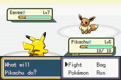 Pika Vs Eevee