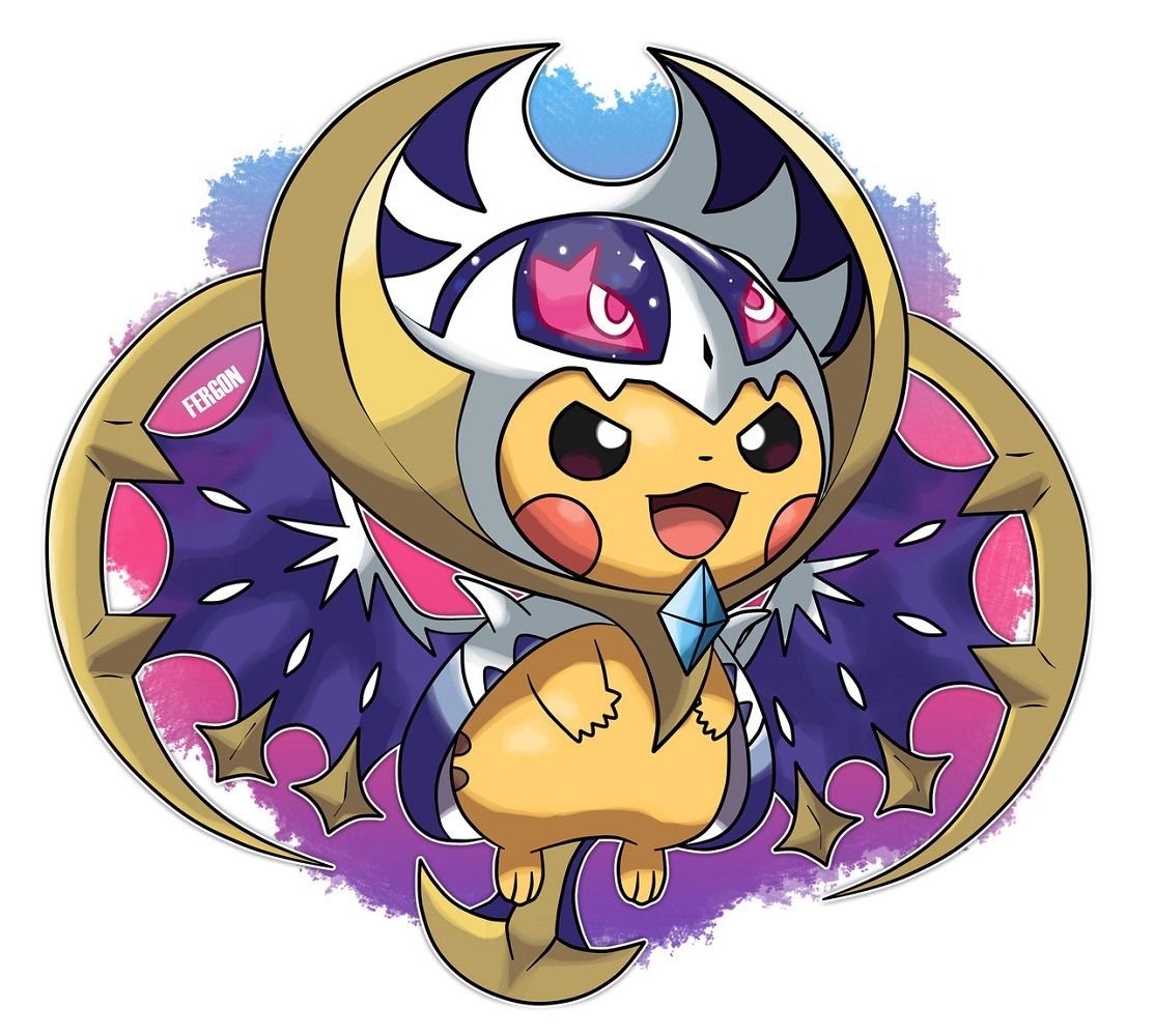Pikachu Alola Lunala
