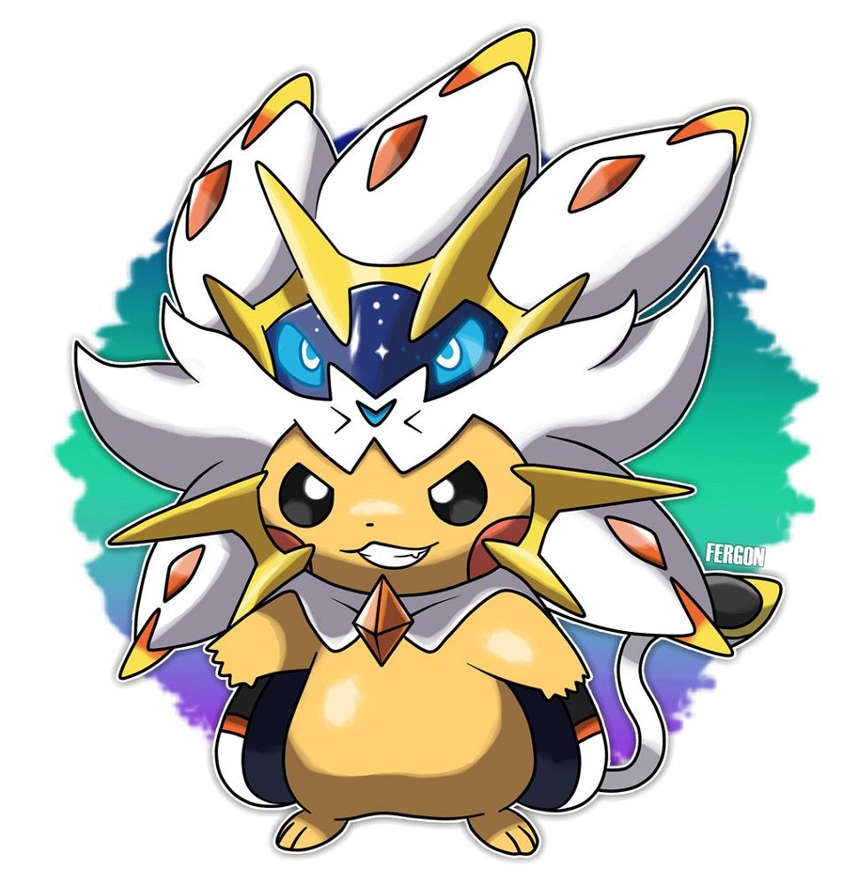 Pikachu Alola Solgaleo