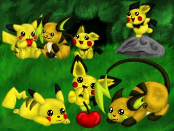 Pikachu Picnic

Pichu, Pikachu and Raichu request from a friend