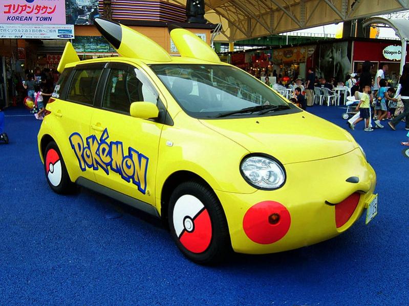 Pikachu Toyota Sienna Car