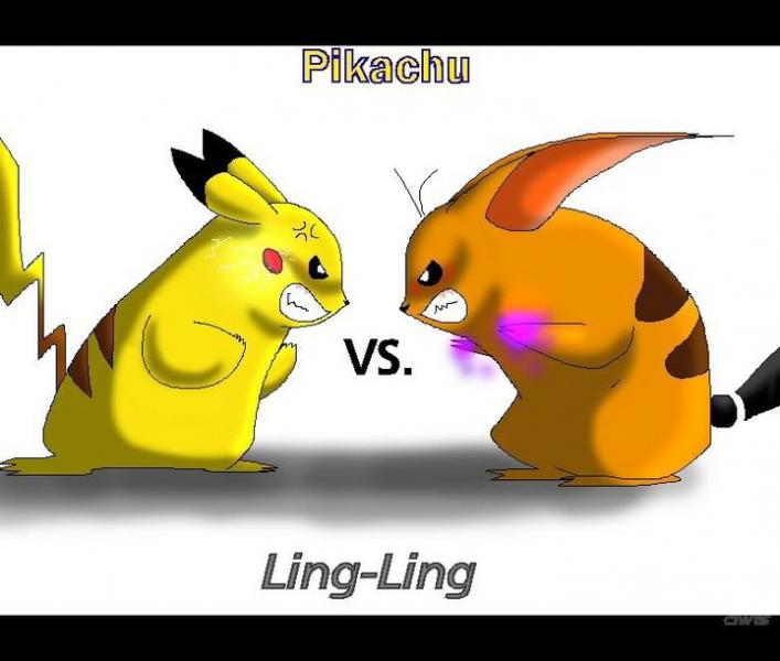 Pikachu VS Ling Ling  (A Pikachu parody on the television programme Drawn Together)