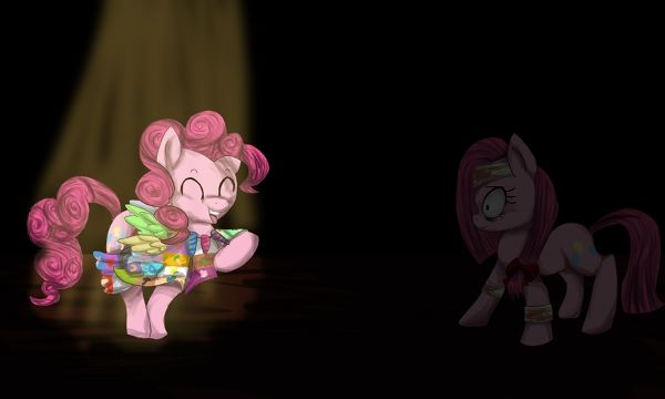 "pinkie meets... by monkeyzilla d427ohx" Her fears, personified