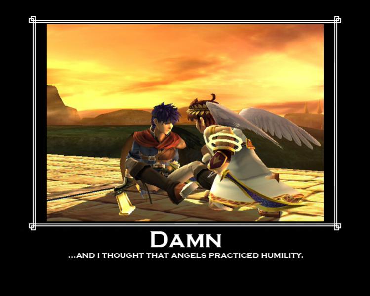 Pit beat Ike, and he's making fun of him XD XD I saw this image and I just had to make this thing.