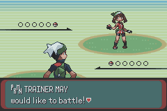 PKMN Trainer May would like to battle!