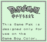Pokémon Crystal - border block glitch