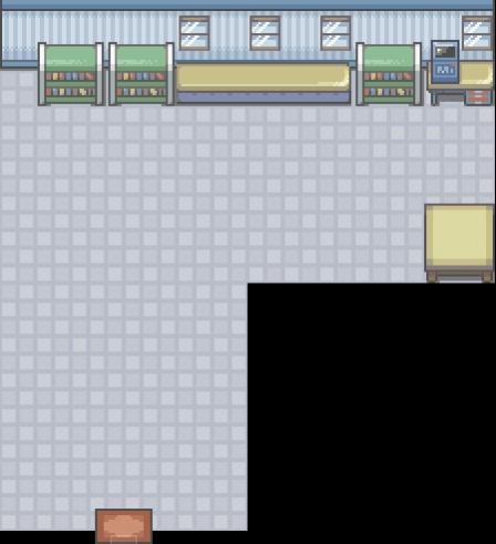 Pokémon Professor Kauri's lab after being robbed by the ATA.