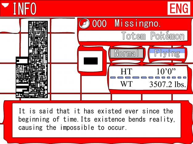 Pokedex #000 - Missingno.