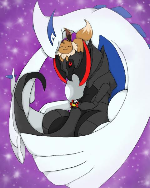 Pokemon Austin Crandell Lugia Haxorus Eevee