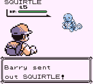 Pokemon Blue Rival Battle.