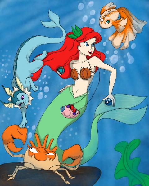 Pokemon Disney Ariel
