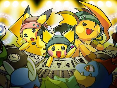 Pokemon DJs:

Screw DJ Hero lets play PokéDJ.