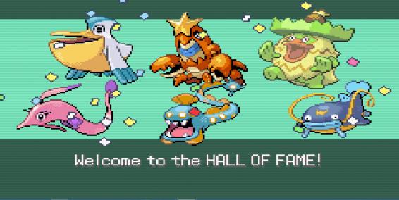 Pokemon Emerald Water  Mono Hall Of Fame Team 2