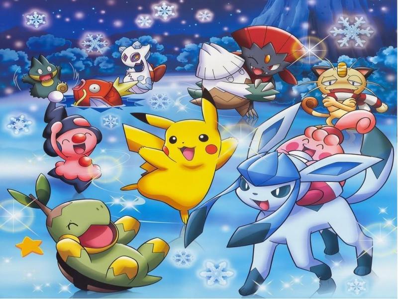pokemon iceskating