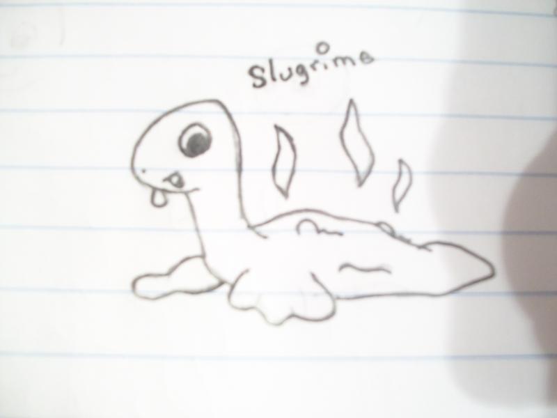 Pokemon Jade
Slugrime - Poison
Dex - SLUGRIME are usually found in Sewers and Dumpsters, mostly because of the stench these guys give off.