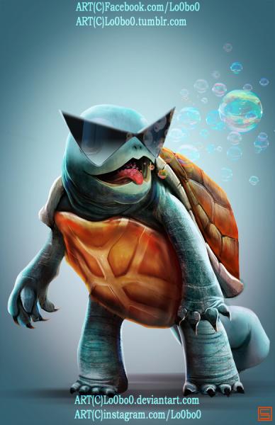 pokemon project 007 SquirtleV2 byLo0bo0