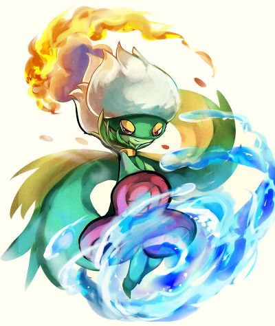 pokemon   roserade used weather ball by sa dui d7igszt