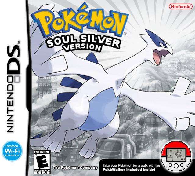 Pokemon Soul Silver box art by edgeboymax