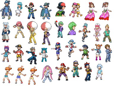 Pokemon sprites by Mimi Anyelim