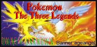 Pokemon The Three Legends