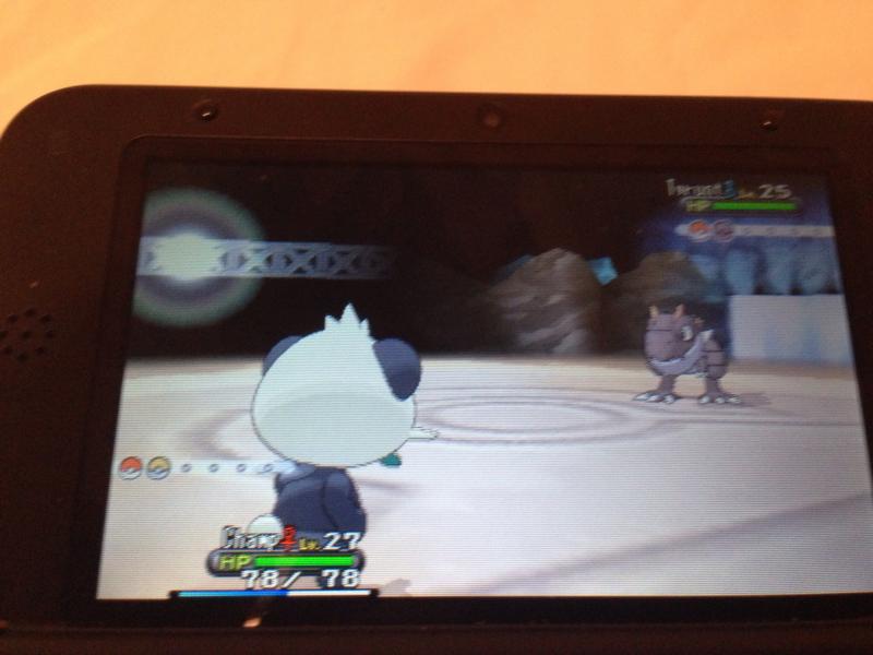 Pokemon x 2nd gym Pancham vs Tyrunt