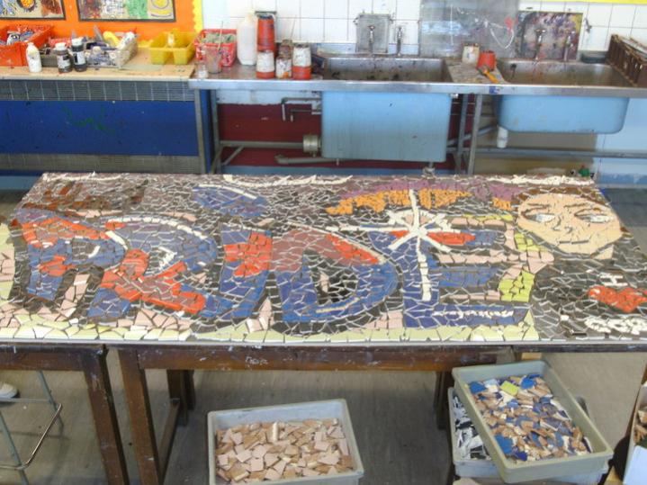 PRIDE (My mosaic for an art project)
