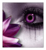purple eye