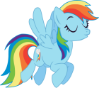 Rainbow Dash - Flying