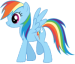 Rainbow Dash Image

Ten seconds flat.