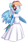 Rainbow Dash - Wedding Dress Avatar

"Here comes the bride..."