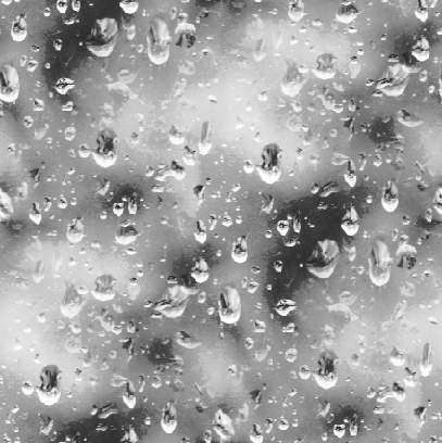 raindrops window bw tile