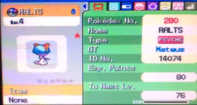 Ralts (M)