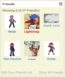 Random Friend Screen shot. I was bored and this caught my attention.