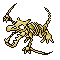 Recolor of the Missingno Aerodactyl skeleton sprite.